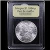 Image 4 : ***Auction Highlight*** 1884-p Vam 8c R5 Morgan Dollar $1 Graded GEM+ Unc By USCG (fc)