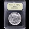 Image 4 : ***Auction Highlight*** 1921-p Peace Dollar $1 Graded Select Unc By USCG (fc)