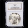 Image 2 : NGC 1923-p Peace Dollar $1 Graded ms64 By NGC