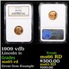 Image 1 : NGC 1909 vdb Lincoln Cent 1c Graded ms65 rd By NGC