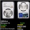 Image 1 : NGC 1904-o Morgan Dollar $1 Graded ms65 By NGC