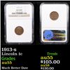Image 1 : NGC 1913-s Lincoln Cent 1c Graded au55 By NGC