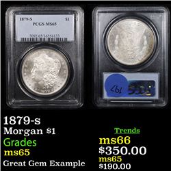 PCGS 1879-s Morgan Dollar $1 Graded ms65 By PCGS