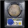 Image 3 : PCGS 1889-p Rainbow Toned Morgan Dollar $1 Graded ms62 By PCGS
