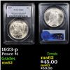 Image 1 : PCGS 1923-p Peace Dollar $1 Graded ms62 By PCGS
