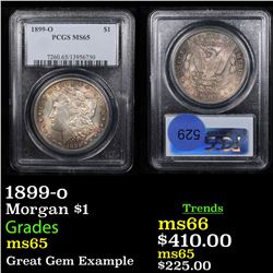 PCGS 1899-o Morgan Dollar $1 Graded ms65 By PCGS