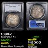 Image 1 : PCGS 1899-o Morgan Dollar $1 Graded ms65 By PCGS