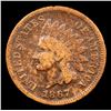 Image 2 : 1867 Indian Cent 1c Grades vf, very fine