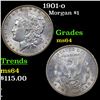 Image 1 : 1901-o Morgan Dollar $1 Grades Choice Unc