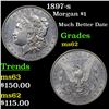 Image 1 : 1897-s Morgan Dollar $1 Grades Select Unc