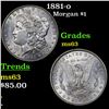 Image 1 : 1881-o Morgan Dollar $1 Grades Select Unc