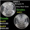 Image 1 : 1880-s Morgan Dollar $1 Grades Choice+ Unc