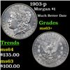 Image 1 : 1903-p Morgan Dollar $1 Grades Select+ Unc