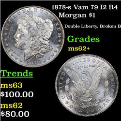 1878-s Vam 79 I2 R4 Morgan Dollar $1 Grades Select Unc