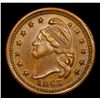 Image 2 : 1863 Turban Liberty Civil War Token 1c Grades Choice AU/BU Slider