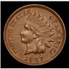 Image 2 : 1907 Indian Cent 1c Grades Select Unc BN