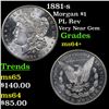 Image 1 : 1881-s Morgan Dollar $1 Grades Choice+ Unc