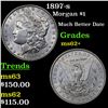 Image 1 : 1897-s Morgan Dollar $1 Grades Select Unc