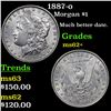 Image 1 : 1887-o Morgan Dollar $1 Grades Select Unc
