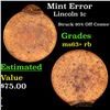 Image 1 : Mint Error Lincoln Cent 1c Grades Select+ Unc RB