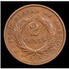 Image 3 : 1868 Two Cent Piece 2c Grades vf++