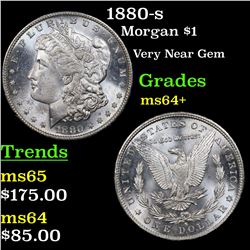 1880-s Morgan Dollar $1 Grades Choice+ Unc