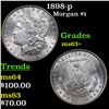 Image 1 : 1898-p Morgan Dollar $1 Grades Select+ Unc