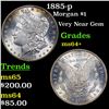 Image 1 : 1885-p Morgan Dollar $1 Grades Choice+ Unc