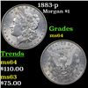 Image 1 : 1883-p Morgan Dollar $1 Grades Choice Unc