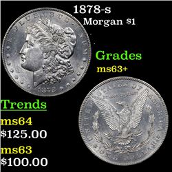 1878-s Morgan Dollar $1 Grades Select+ Unc