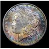 Image 2 : 1885-o Rainbow Toned Morgan Dollar $1 Grades Choice Unc