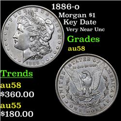 1886-o Morgan Dollar $1 Grades Choice AU/BU Slider