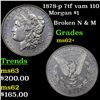 Image 1 : 1878-p 7tf vam 110 Morgan Dollar $1 Grades Select Unc
