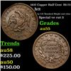 Image 1 : 1837 Copper Half Cent  Ht-73 Hard Times Token 1c Grades Choice AU