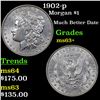 Image 1 : 1902-p Morgan Dollar $1 Grades Select+ Unc
