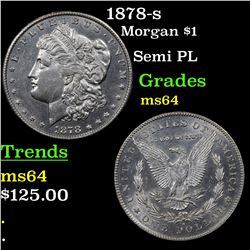 1878-s Morgan Dollar $1 Grades Choice Unc