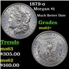 Image 1 : 1879-o Morgan Dollar $1 Grades Select Unc