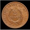 Image 3 : 1865 Two Cent Piece 2c Grades xf+