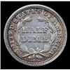 Image 3 : 1859-p Seated Liberty Half Dime 1/2 10c Grades xf+