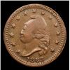 Image 2 : 1863 Turban Liberty Civil War Token 1c Grades vf+