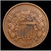Image 2 : 1867 Two Cent Piece 2c Grades xf+
