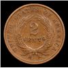 Image 3 : 1867 Two Cent Piece 2c Grades xf+