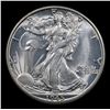 Image 2 : 1945-d Walking Liberty Half Dollar 50c Grades Select+ Unc