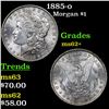 Image 1 : 1885-o Morgan Dollar $1 Grades Select Unc