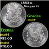 Image 1 : 1883-o Morgan Dollar $1 Grades Select+ Unc