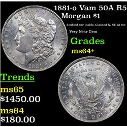 1881-o Vam 50A R5 Morgan Dollar $1 Grades Choice+ Unc