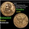 Image 1 : 1852 Nothing Is Impossible To Him That Wills Kossuth Token Grades Choice AU/BU Slider