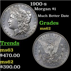 1900-s Morgan Dollar $1 Grades Select Unc