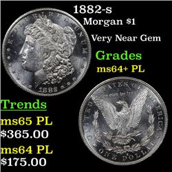 1882-s Morgan Dollar $1 Grades Choice Unc+ PL