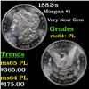Image 1 : 1882-s Morgan Dollar $1 Grades Choice Unc+ PL